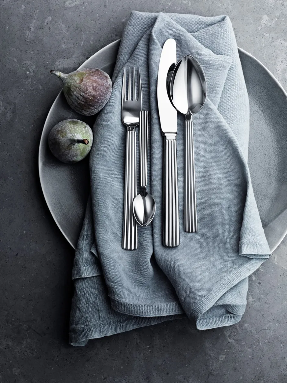 Georg Jensen Bernadotte Bestiksæt, Blank Stål, 16 Dele* Bestik