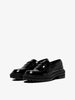 ONLY Beth-3 Loafers, , 38 Black Shiny