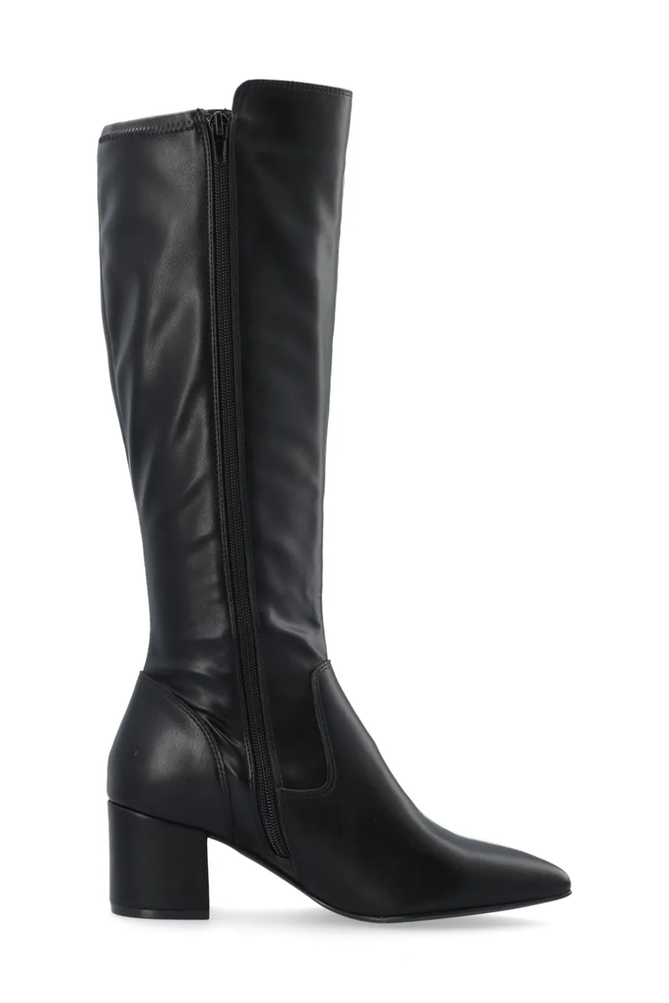 New Bianco BIADevived Stretch Knee High Støvler, , 38 Black