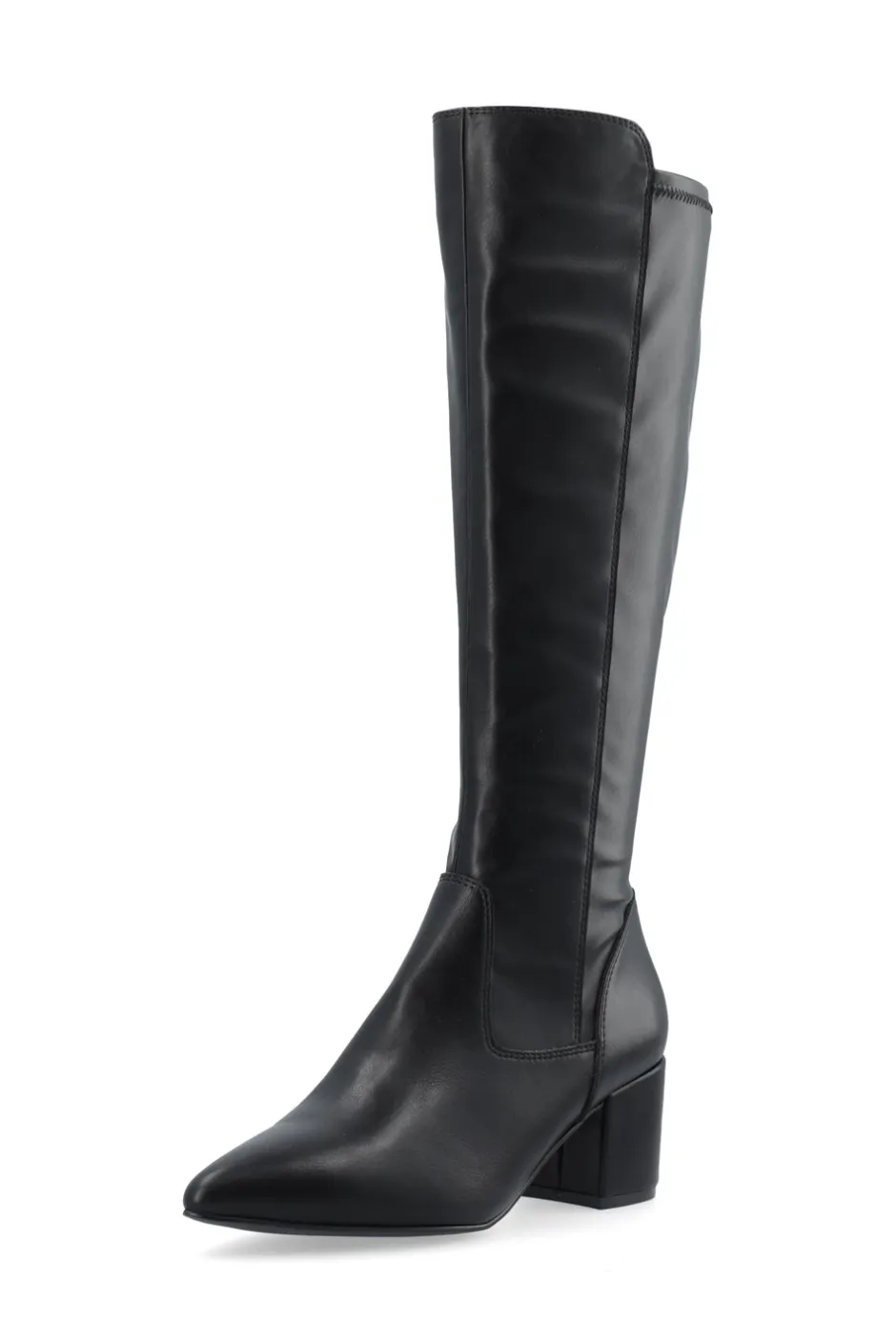 New Bianco BIADevived Stretch Knee High Støvler, , 38 Black
