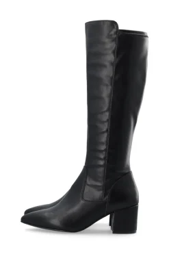 New Bianco BIADevived Stretch Knee High Støvler, , 38 Black