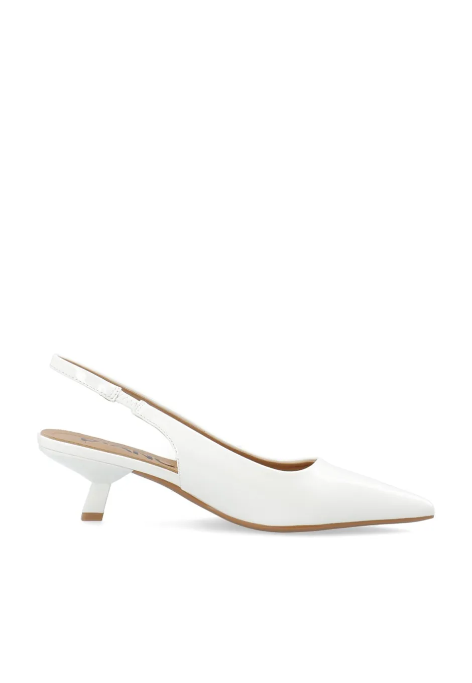 Hot Bianco BIAKirstin Kitten Heel Slingback, , 39 Off White