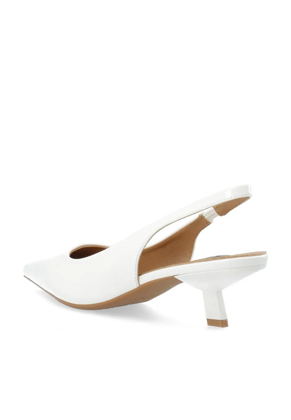 Hot Bianco BIAKirstin Kitten Heel Slingback, , 39 Off White