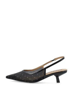 Outlet Bianco BIAKristin Slingback Sko, , 42 Black Rhinestone