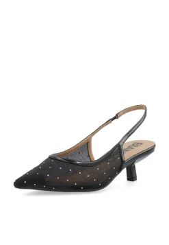 Outlet Bianco BIAKristin Slingback Sko, , 42 Black Rhinestone