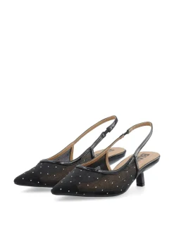 Outlet Bianco BIAKristin Slingback Sko, , 42 Black Rhinestone