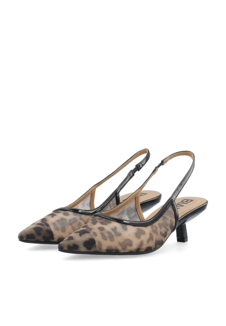 Outlet Bianco BIAKristin Slingback Sko, , 42 Leo Mesh