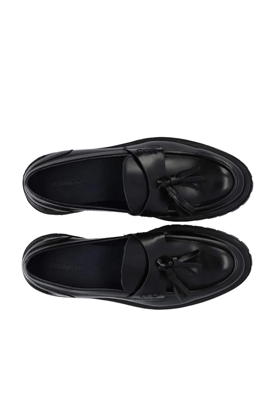 Best Bianco BIALoui Tassel Loafers, , 43 Black