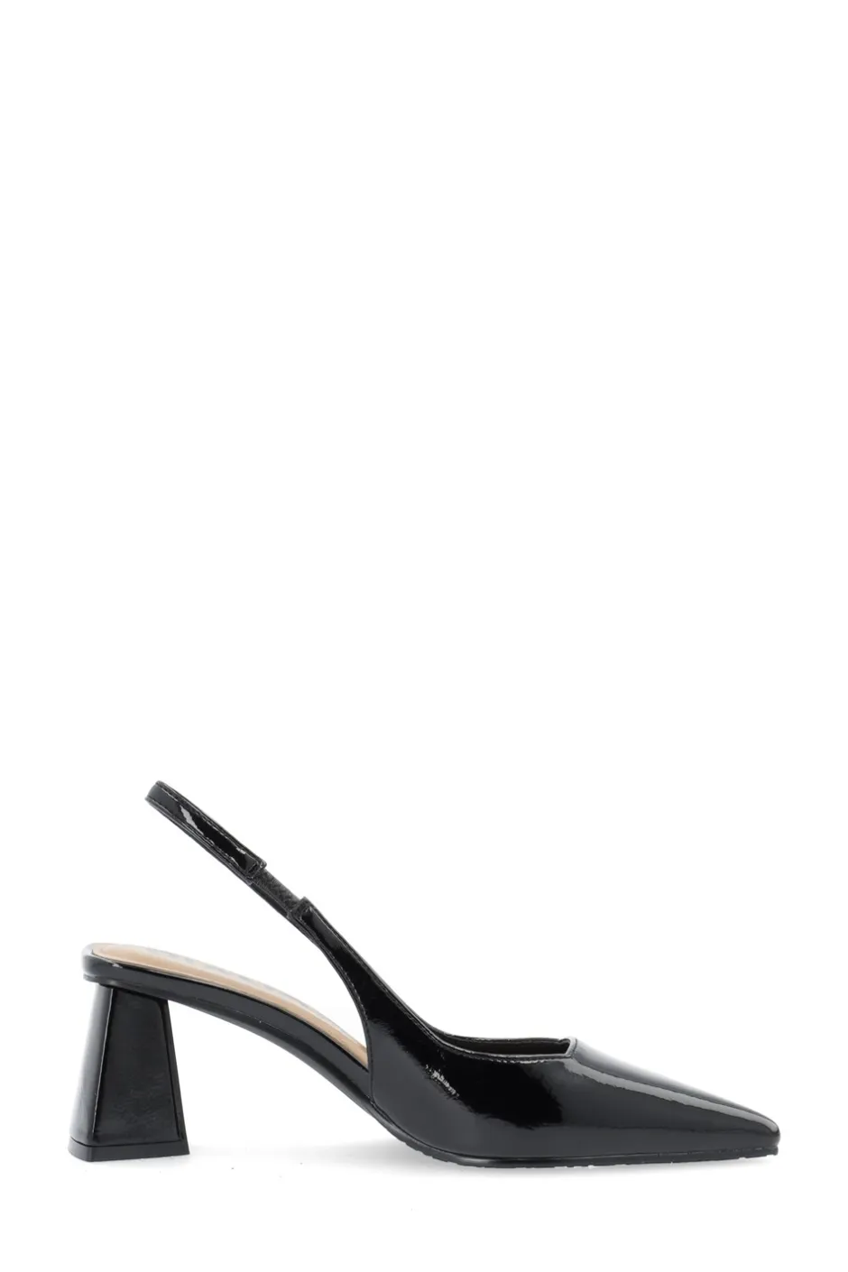 Hot Bianco BIAMaralyn Slingback Højhælede Sko, , 39 Black