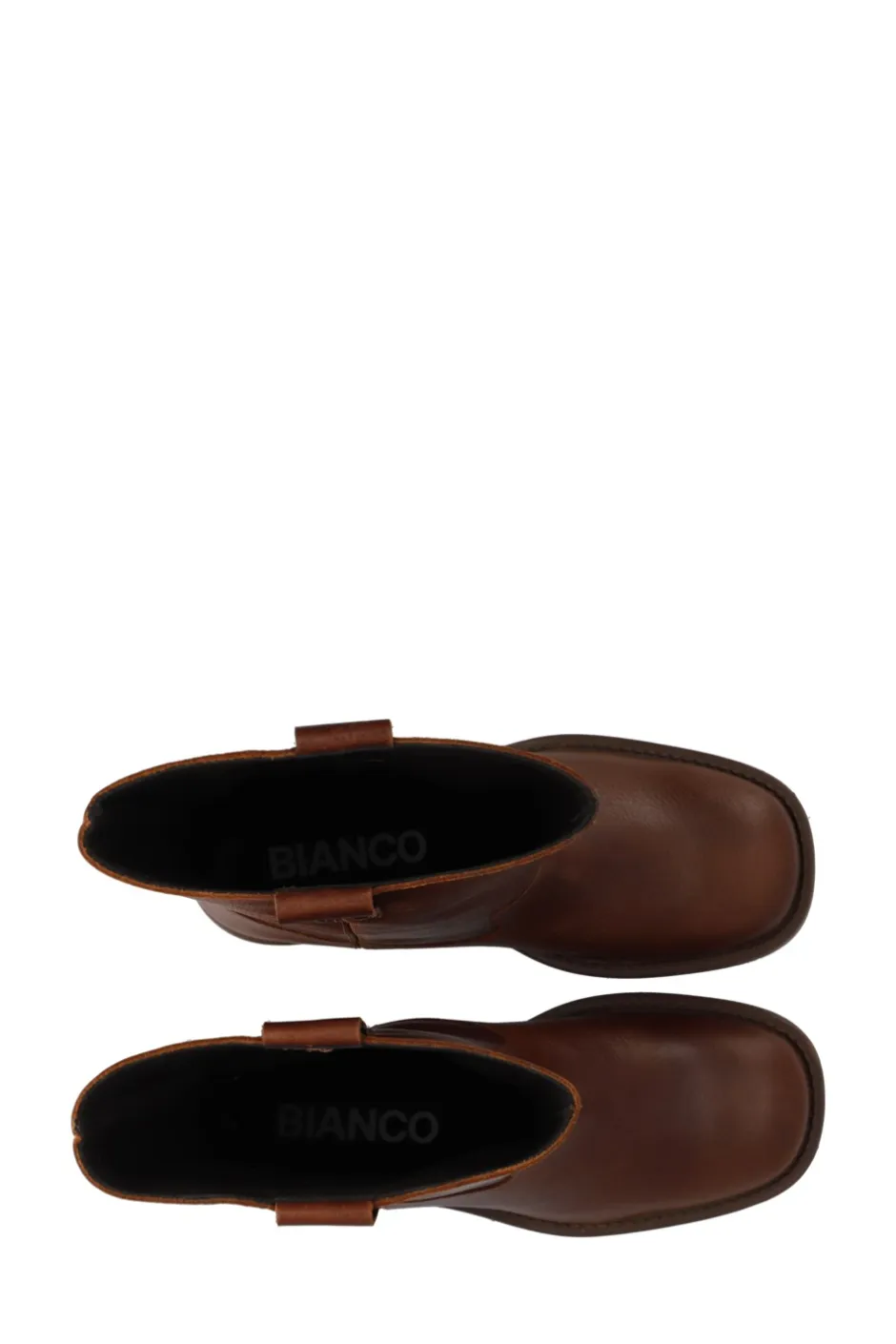 Outlet Bianco BIAMary Mid Pull On Støvler, , 40 Cognac