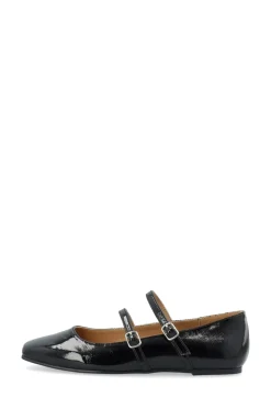 Outlet Bianco BIARose Karré Double Mary Jane Ballerinasko, , 40 Black Patent