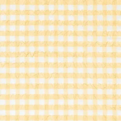 Discount Juna Bæk&Bølge Sengelinned, , 140x200 cm Gul/ Hvid