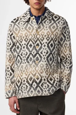 Discount NN. 07 Blaze 5002 Overshirt, , XXL Ecru Multi