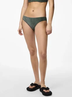 Best Pieces Bling Bikinitrusser, , XL Dark Green