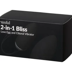 Best Sinful Bliss Love 2-I-1 Æg og Klitoris Vibrator