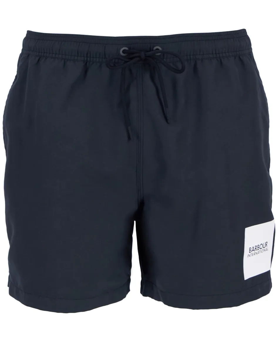 Barbour International Block Print Badeshorts, , M* Badetøj