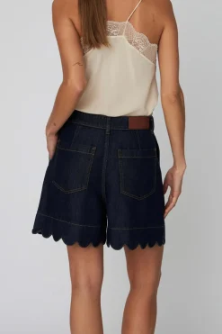 Stella Nova Blue Denim Shorts, , 38*Dame Shorts