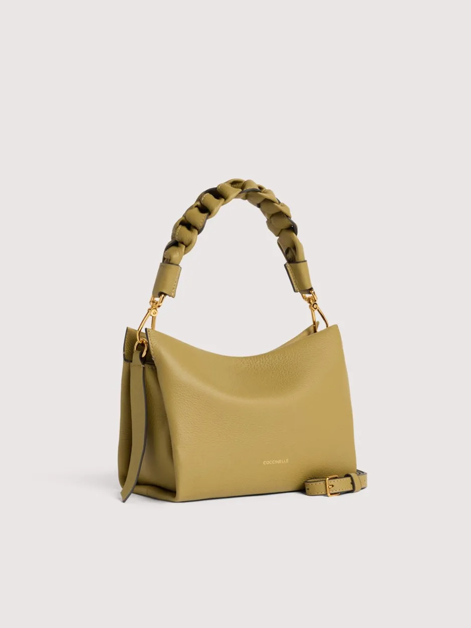 Discount Coccinelle Boheme Small Håndtaske, Seagrass/Sandshell