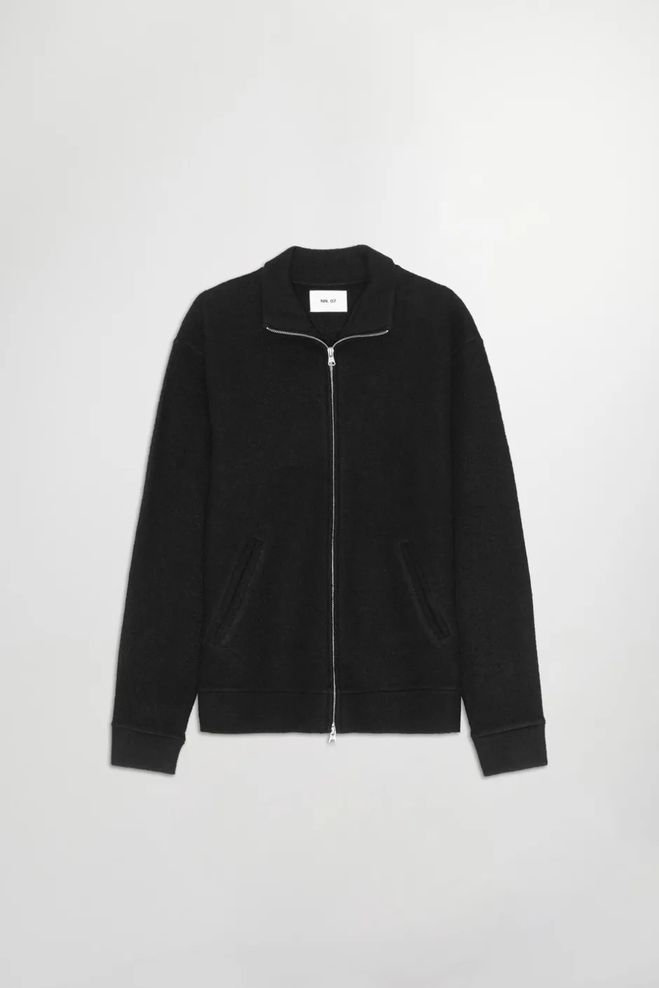 Online NN. 07 Boiled Full Zip Hybridjakke, , XXL Black
