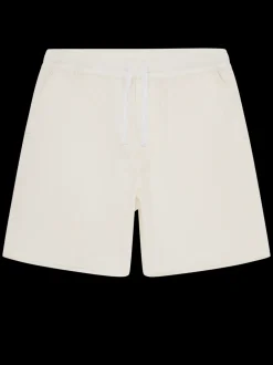 Hot Woodbird Bommy Linen Shorts, , L Off White