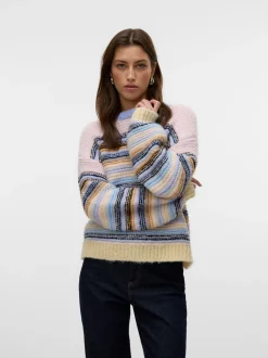 Vero Moda Bonbon Striktrøje, , M*Dame Strik & Sweatshirts