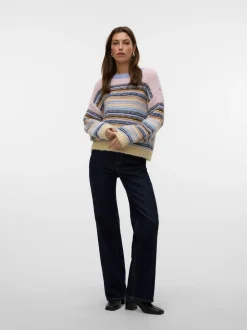 Vero Moda Bonbon Striktrøje, , M*Dame Strik & Sweatshirts