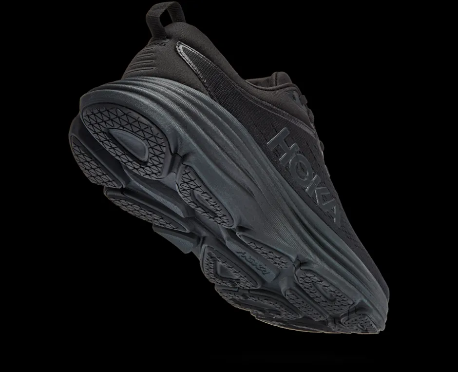Clearance Hoka Bondi 8 Sneakers, , 36 2/3 Black/Black