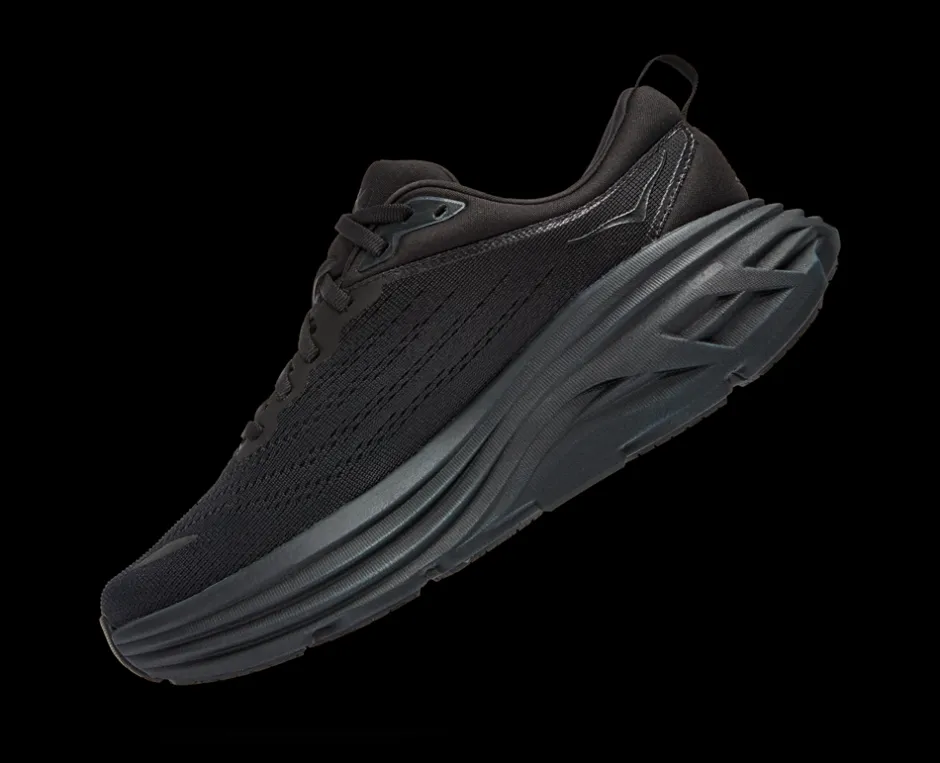 Clearance Hoka Bondi 8 Sneakers, , 36 2/3 Black/Black