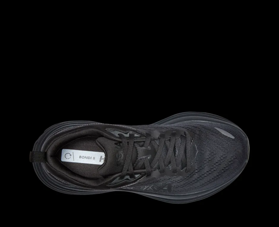 Clearance Hoka Bondi 8 Sneakers, , 36 2/3 Black/Black