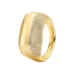 New Sif Jakobs Jewellery Borsa Ring, , 56 Gold Plated