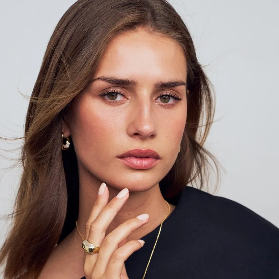 New Sif Jakobs Jewellery Borsa Ring, , 56 Gold Plated