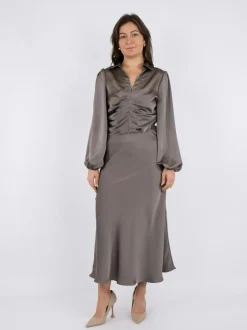 Clearance Neo Noir Bovary Nederdel, , 36 Warm Grey