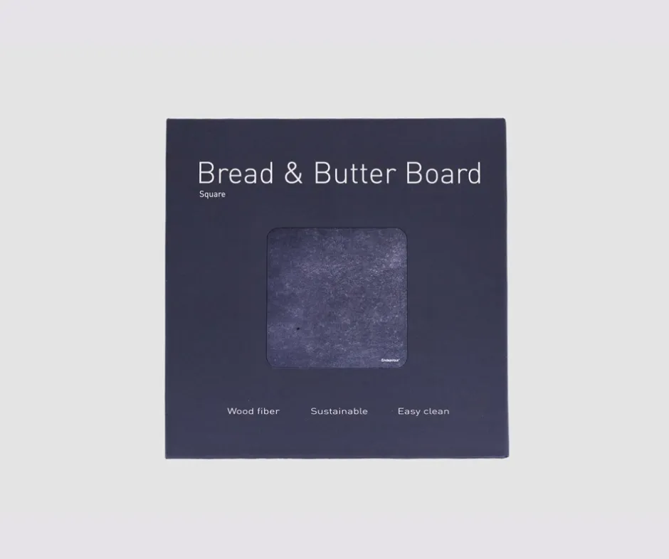 Endeavour Bread & Butter 4-pak Kvadratisk Skærebræt, 14x14 cm* Køkkentilbehør & -Redskaber