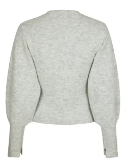 Neo Noir Briano Soft Knit Cardigan, , 40 Light Grey Melange