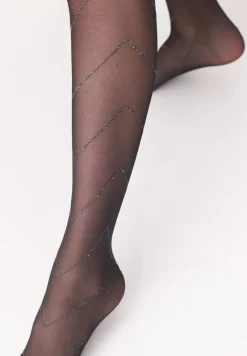 Oroblu Bright Chevron Sheer Strømpebukser, , L/XL*Dame Strømper