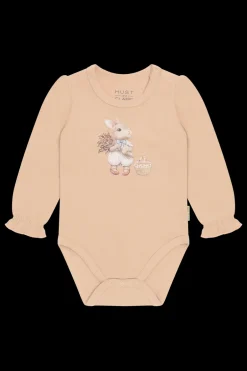 Hust & Claire Britt Sweet Bunny Body, , 86 cm*Børn Bodies & Heldragter