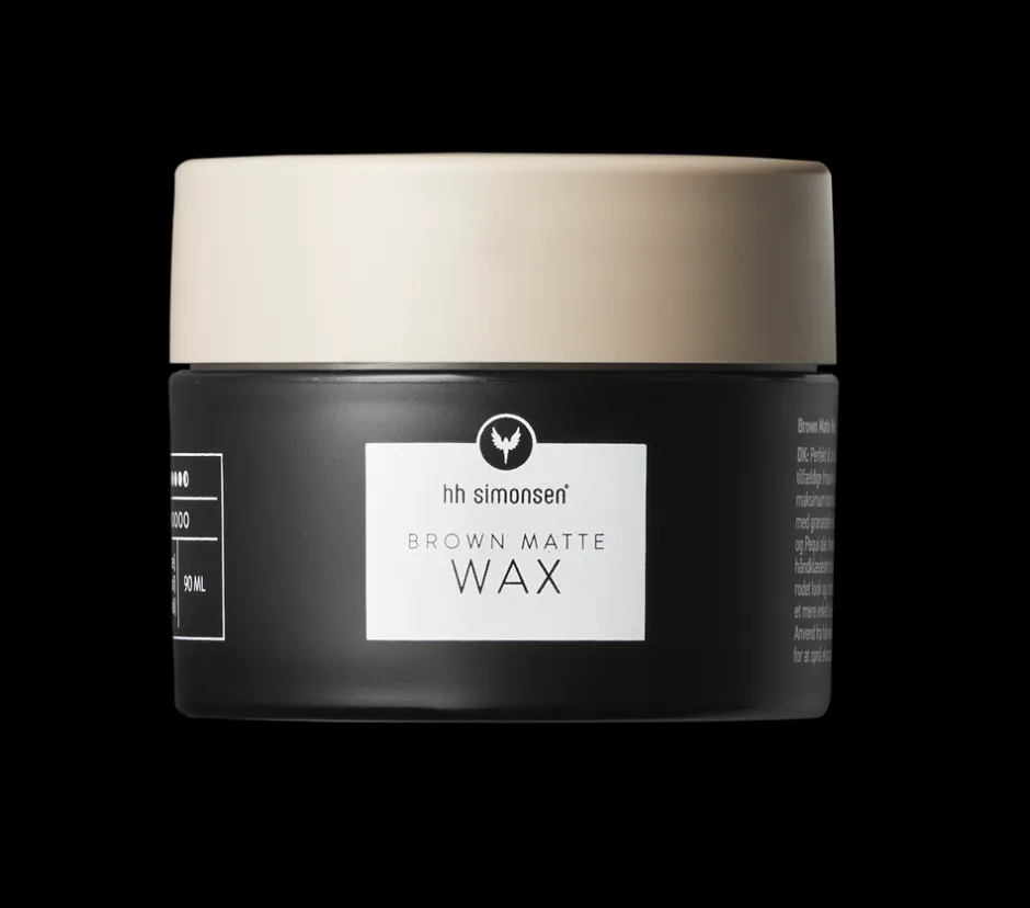HH Simonsen Brown Matte Clay Voks, 90 ml* Hårpleje|Hårstyling