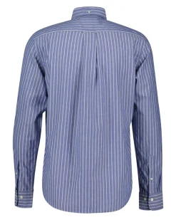 Online GANT Brushed Twill Stripe Skjorte, , L College Blue