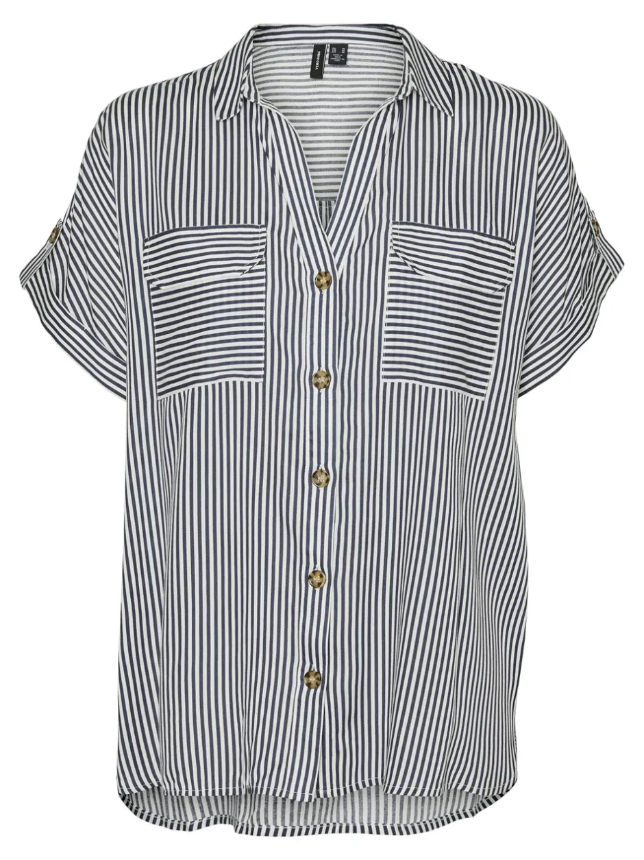 Hot Vero Moda Bumby Skjorte, , L India Ink