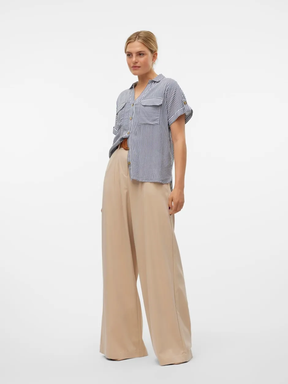 Hot Vero Moda Bumby Skjorte, , L India Ink