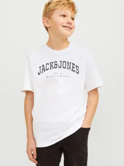 Jack & Jones Junior Caleb Varsitu O-Neck T-shirt, , 164 cm*Børn T-Shirts & Toppe