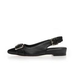 Clearance Copenhagen Shoes Call It Love Slingback Ballerinasko, , 37 Black