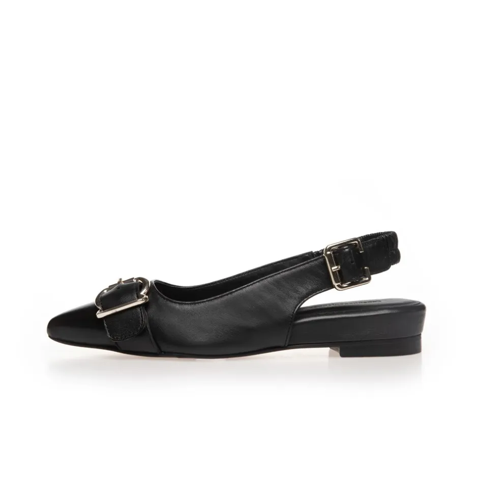 Clearance Copenhagen Shoes Call It Love Slingback Ballerinasko, , 37 Black