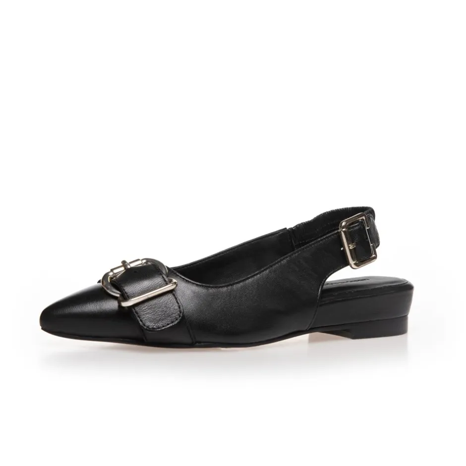 Clearance Copenhagen Shoes Call It Love Slingback Ballerinasko, , 37 Black