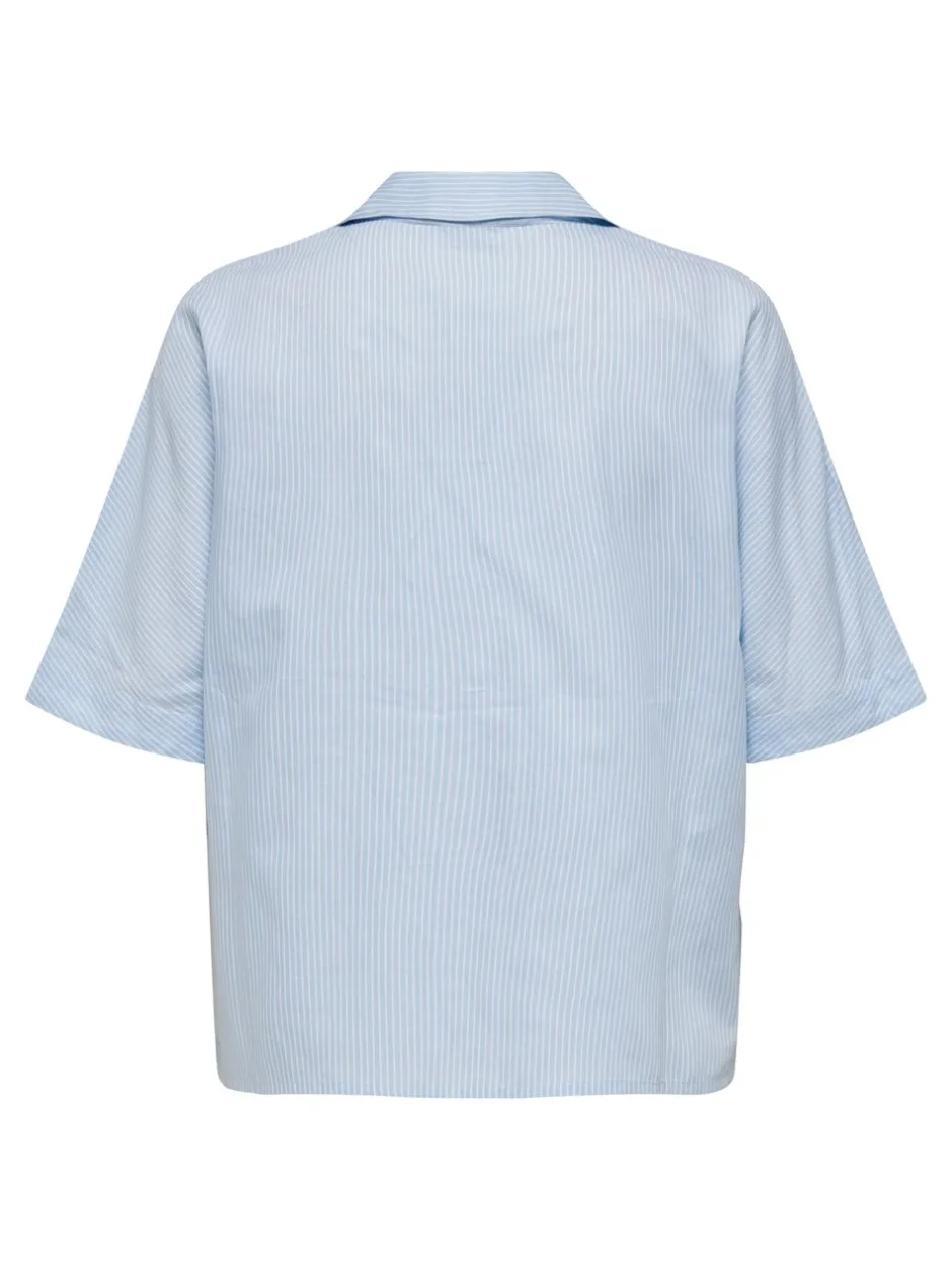 ONLY Cam Stripe Skjorte, , L*Dame Bluser & Skjorter
