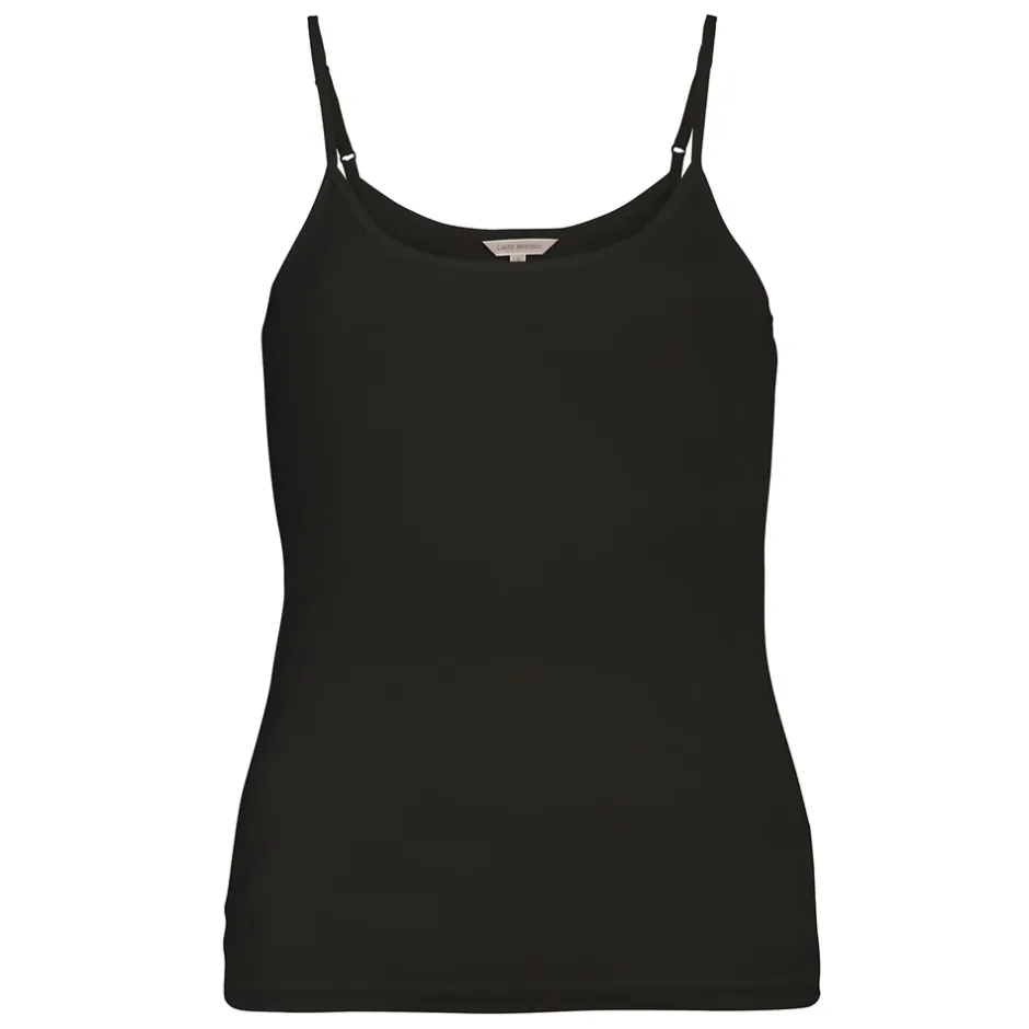 Outlet Lady Avenue Camisole Undertrøje, , M Black