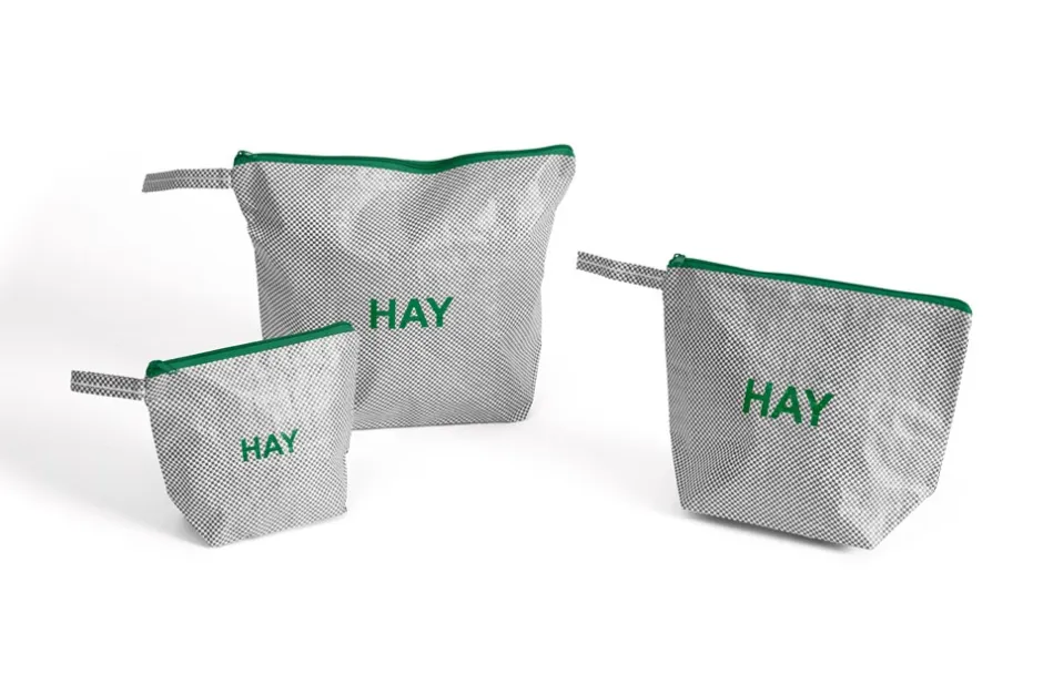 Outlet HAY Candy Mono 3-pak Toilettaske, Grey