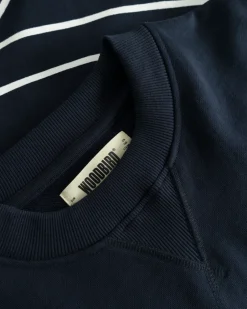 Woodbird Cane Bowl Crew Trøje, , L Dark Navy