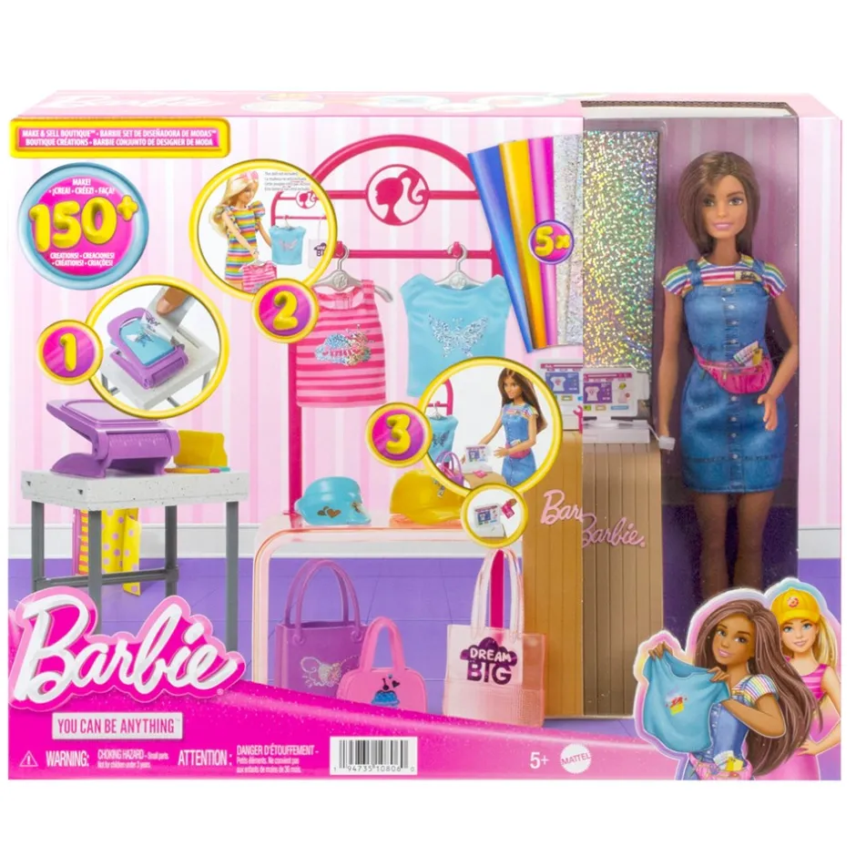 Barbie Career Krea Og Salg Butik*Børn Dukker & Tilbehør