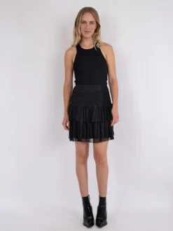 Hot Neo Noir Carin Glitz Nederdel, , 38 Sort